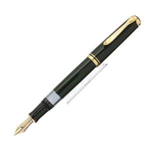Pelikan ペリカン 万年筆 スーベレーン #600 黒 18C/BB (PF刻印) メイン