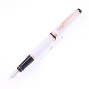万年筆 エキスパート エッセンシャル プレシャスホワイトPGT 18K/F