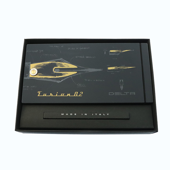 中古)DELTA デルタ 万年筆 フュージョン82 グレー 18K/EF（商品ID