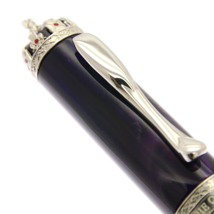 中古)VISCONTI ビスコンティ 万年筆 エリザベス女王即位60周年記念 ロイヤルパープル 23KPd./EF  [研磨]（商品ID：3717012294682）詳細ページ | 万年筆 ボールペンなど高級筆記具の販売・買取｜キングダムノート