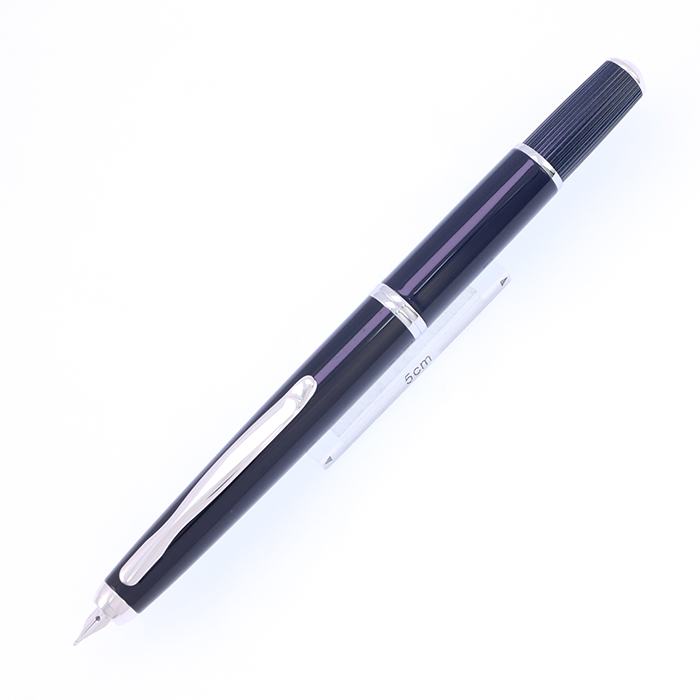 中古)PILOT パイロット 万年筆 キャップレス フェルモ ダークブルー 