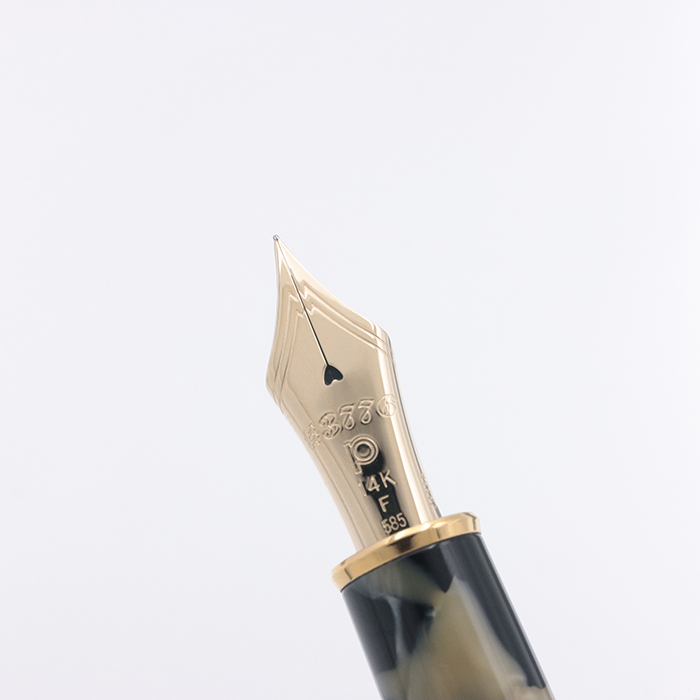 プラチナ万年筆 #3776 セルロイド#67 石垣 F(細字) 新品