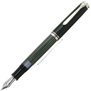 Pelikan ペリカン 万年筆 スーベレーン M815 メタルストライプ F メイン