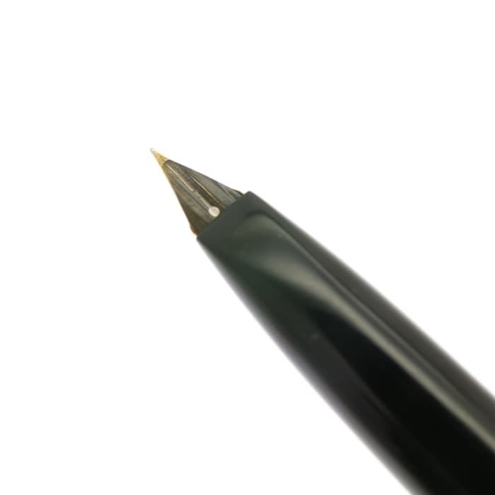プラチナ 18K 18金 万年筆 ショート 黒 極細 廃盤 売買された