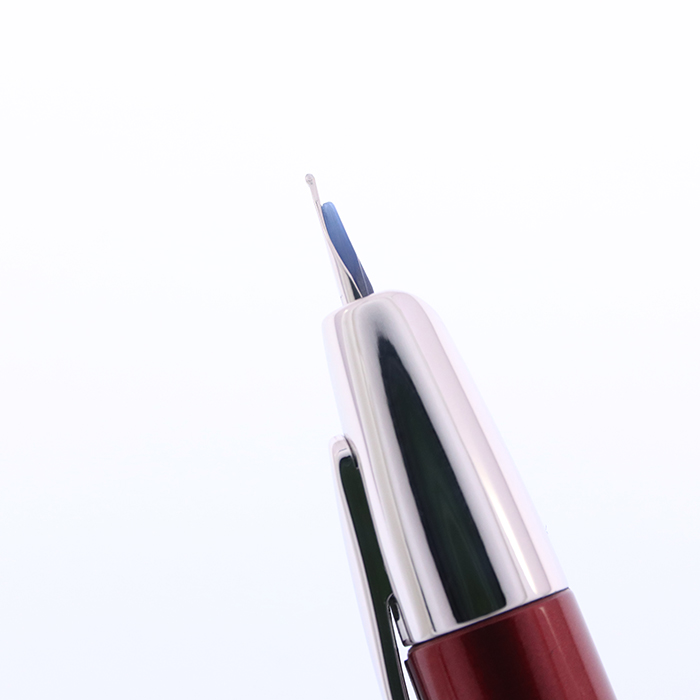 パイロット　キャップレスデシモ レッド ※箱・保証書なし 中古)PILOT パイロット 万年筆 キャップレス デシモ レッド 細字（商品