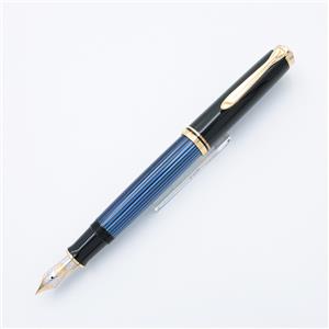 Pelikan ペリカン 万年筆 スーベレーン M800 ブルーストライプ EF メイン