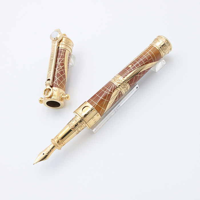 【希少】S.T. Dupont ブラウン 万年筆 専用ケース付き　ペン先金 詳細ページ | 万年筆 ボールペンなど高級筆記具の販売・買取