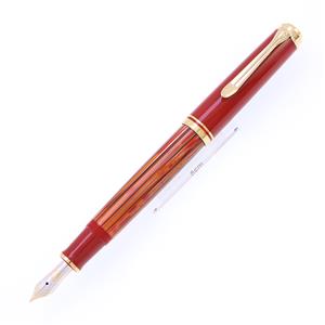 Pelikan ペリカン 万年筆 スペシャルエディション スーベレーン M600 トータスシェルレッド EF メイン