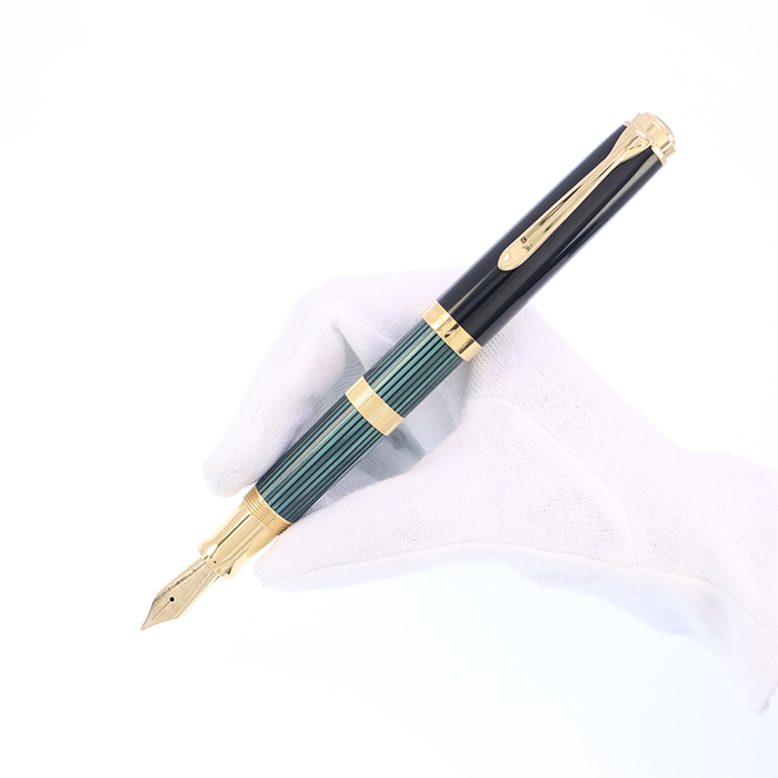 ◆ペリカン SOUVERAN 18C‐750F 万年筆 02037 中古)Pelikan ペリカン 万年筆 アニバーサリーエディション 40 Years