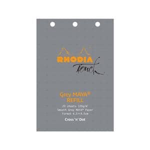 RHODIA ロディア オーガナイザー用リフィル マヤペーパー グレー Cross 'n' Dot メイン