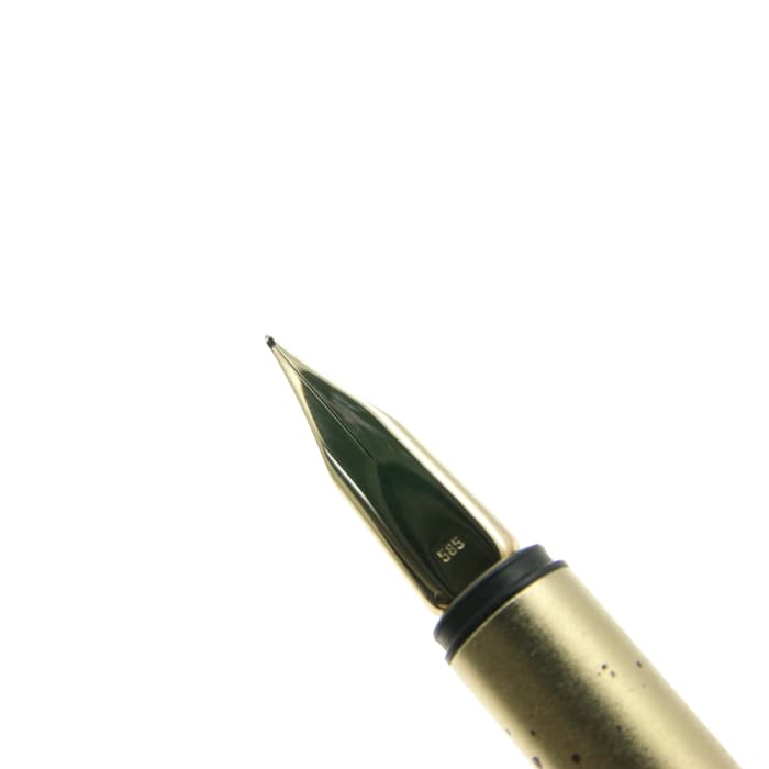 モンブラン MONTBLANC 万年筆 20金張 ゴールド 585 14金EF字