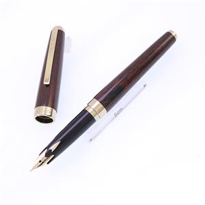 万年筆 ナガサワオリジナル 川口コレクション アイアンウッド 18K/太字