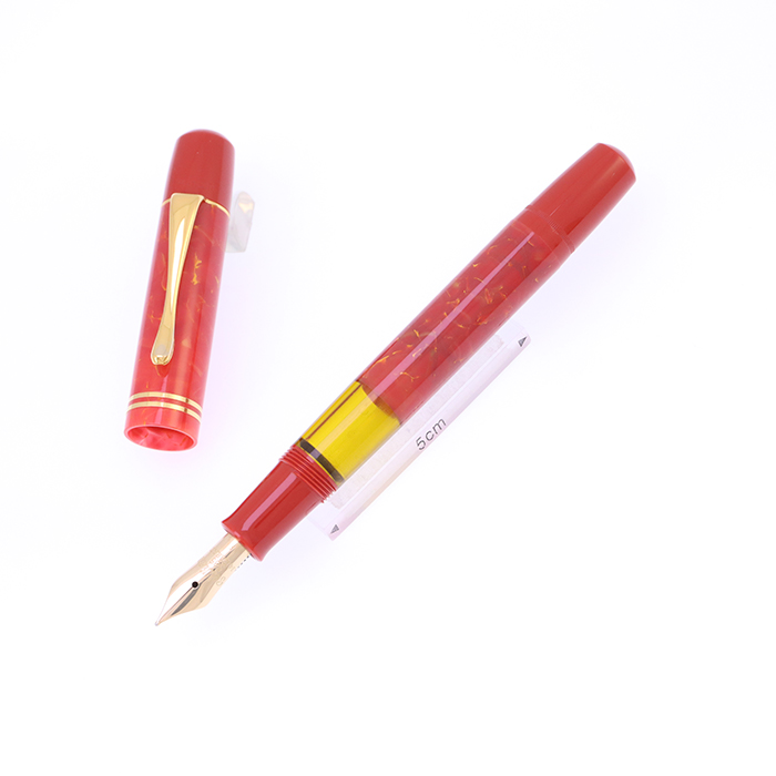 ペリカン 限定万年筆 M101N ブライトレッド F 中古)Pelikan ペリカン 万年筆 M101N ブライトレッド F（商品ID