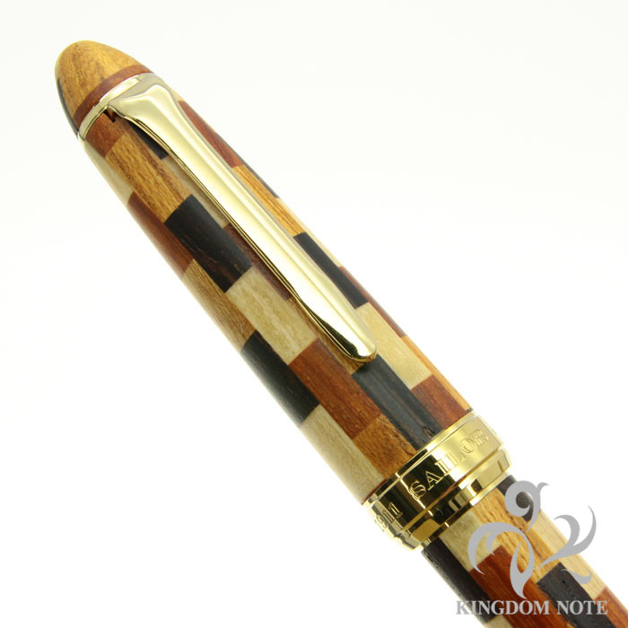 ☆【希少/未使用品】セーラー 寄木細工 14K 万年筆☆SAILOR デッド