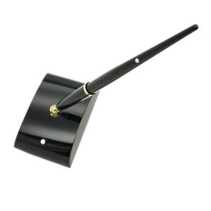 MONTBLANC モンブラン 万年筆 デスクペンスタンド #204 ブラック +デスクペン #222 EF メイン