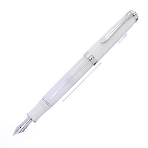 Pelikan ペリカン 万年筆 スーベレーン M605 ホワイトストライプ EF メイン