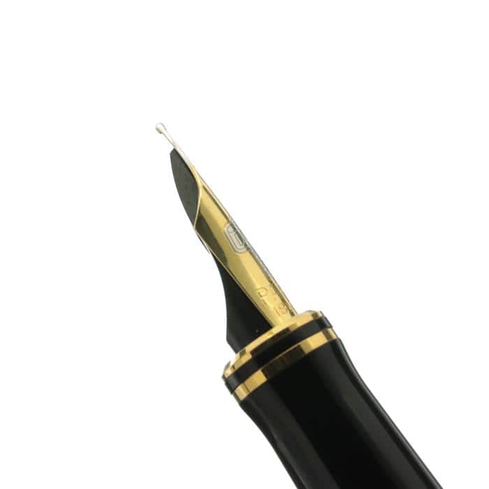 パーカー　デュオフォールド インターナショナル マーブルブルー 18金　ケース付 中古)PARKER パーカー 万年筆 デュオフォールド100 ブラックGT