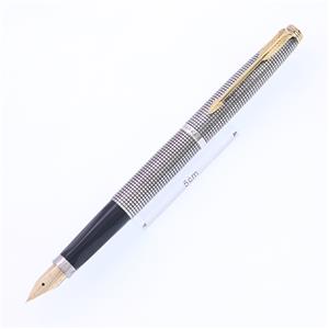 PARKER パーカー 万年筆 #75 シズレ スターリングシルバー ディッシュトップ F メイン