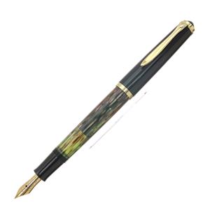Pelikan ペリカン 万年筆 #400NN M&K 茶縞 F メイン