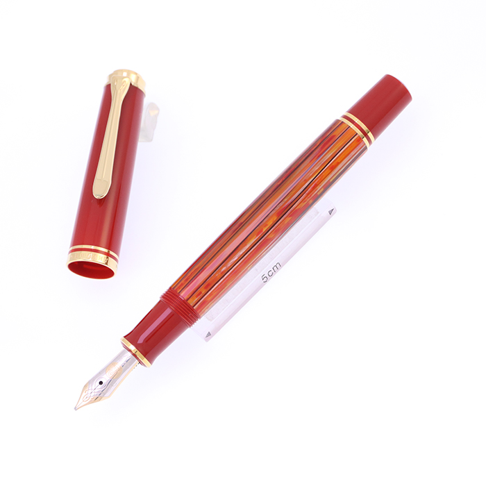限定品 ペリカン スーベレーン M600 トータスシェルレッド（M 中字） Amazon | Pelikan ペリカン 万年筆 M 中字 スーベレーン