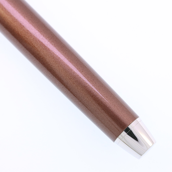 中古)PILOT パイロット 万年筆 エラボー ブラウン 軟細字 (金属軸
