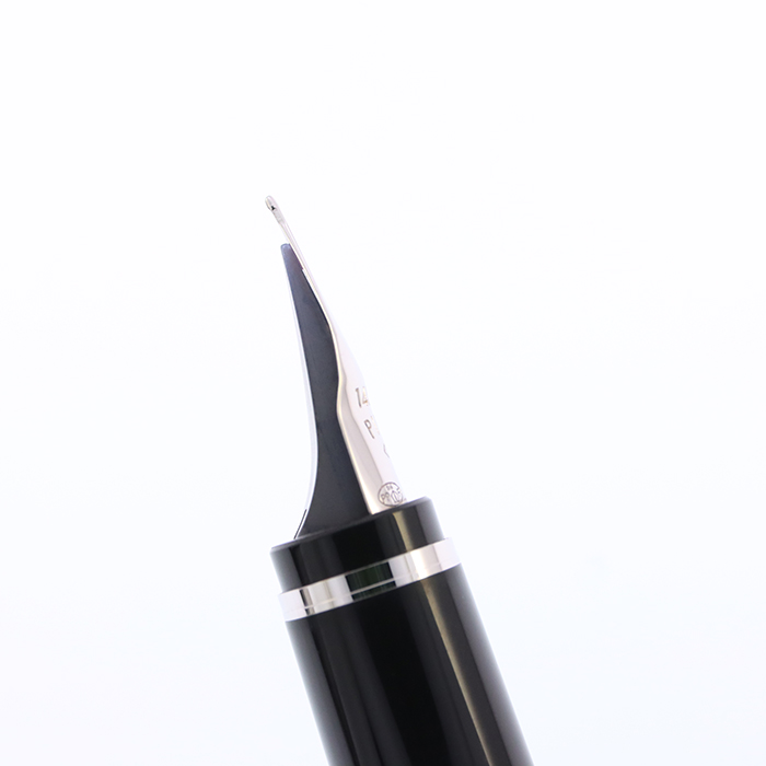 中古)PILOT パイロット 万年筆 エラボー ブラウン 軟細字 (金属軸