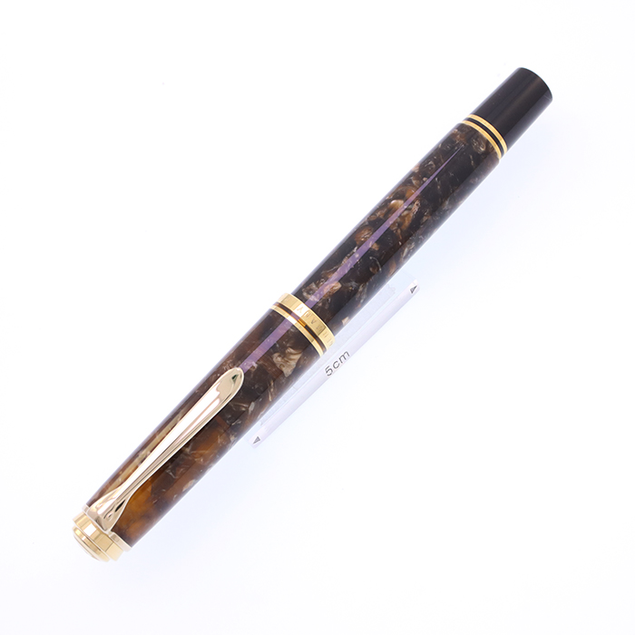 Pelikan M800 ルネッサンスブラウン（F） 中古)Pelikan ペリカン 万年筆 スーベレーン M800 ルネッサンス