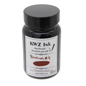 ボトルインク カヴゼットインク(KWZInk) ブラウン#4 60ml