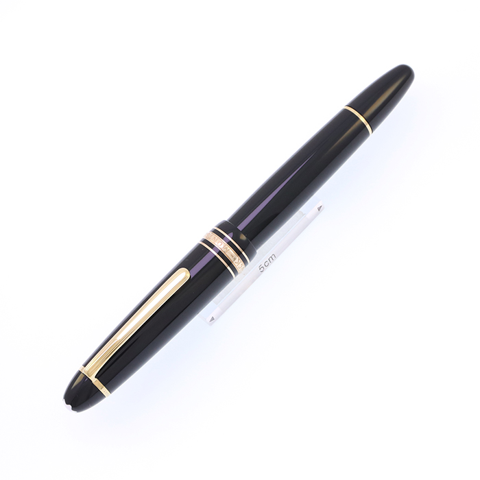 モンブラン マイスーシュテュック 147 トラベラー 万年筆 ブラック F 細字 中古)MONTBLANC モンブラン 万年筆 マイスターシュテュック #147