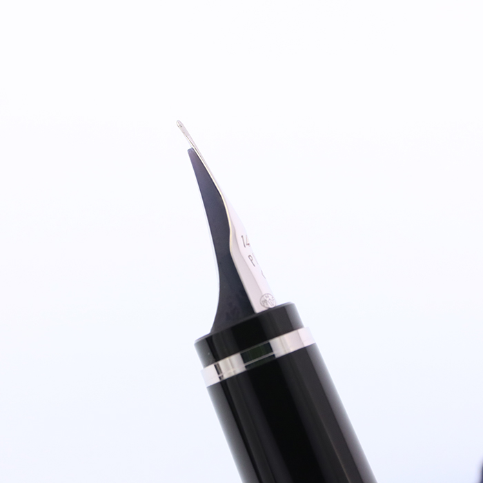 中古)PILOT パイロット 万年筆 エラボー ブラウン 軟極細字 (金属軸