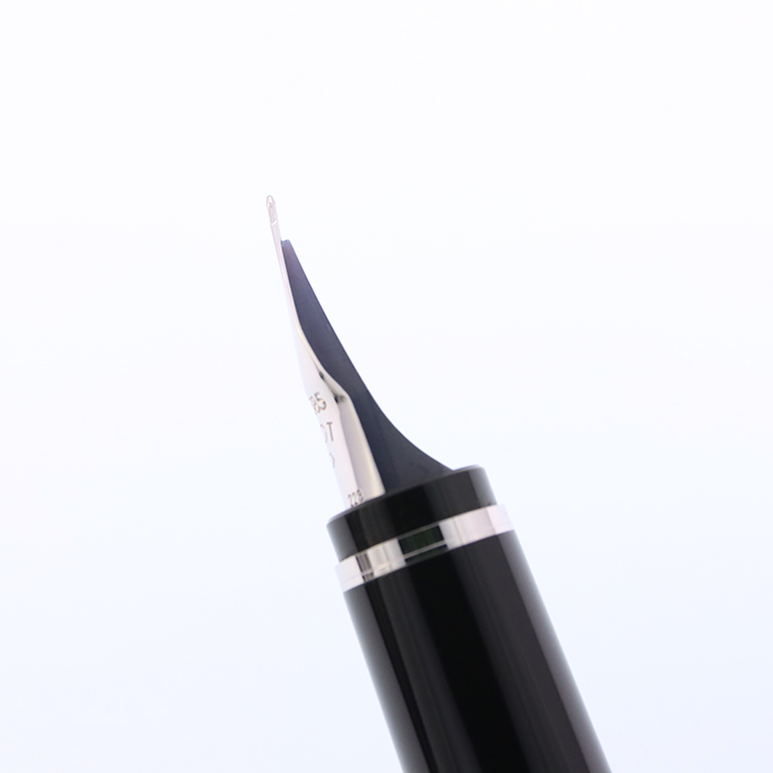中古)PILOT パイロット 万年筆 エラボー ブラウン 軟極細字 (金属軸