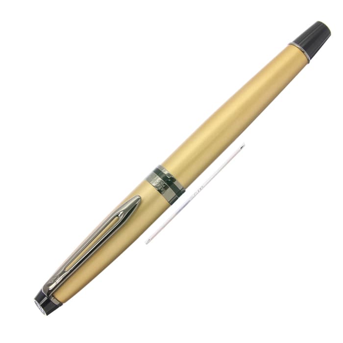 WATERMAN 万年筆 ゴールド 新品)WATERMAN ウォーターマン 万年筆 エキスパート ゴールドRT F