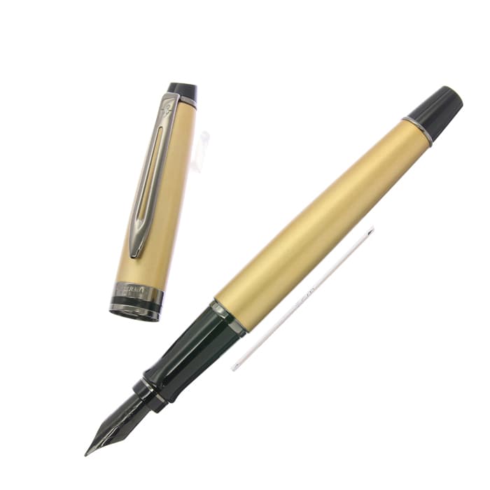 新品)WATERMAN ウォーターマン 万年筆 エキスパート ゴールドRT F