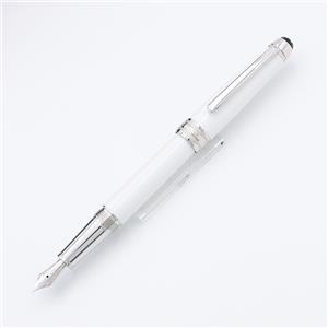 モンブラン マイスターシュテュック 1444 ソリテール 中白 万年筆 F 細字 MONTBLANC モンブラン 万年筆 マイスターシュテュック ホワイト