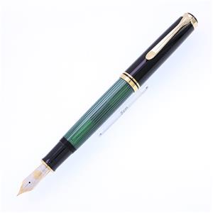 Pelikan ペリカン 万年筆 スーベレーン M1000 グリーンストライプ F メイン