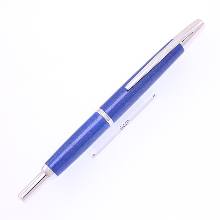 キャップレス万年筆　デシモ　2009年限定　パールブルー　ラメ入り青　細字Ｆニブ 中古)PILOT パイロット 万年筆 2009年限定 キャップレス デシモ