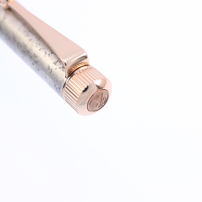 Romeo No.3 斑紋純銀色 / アプリコットゴールド 細軸 詳細ページ | 万年筆 ボールペンなど高級筆記具の販売・買取