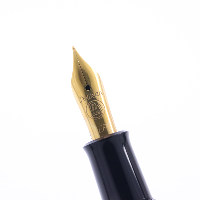 ペリカン 万年筆 EF 黒 試し書き済み 中古品 傷あり - メルカリ