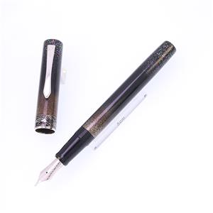 万年筆 創立90周年記念 螺鈿 朱鷺 太字