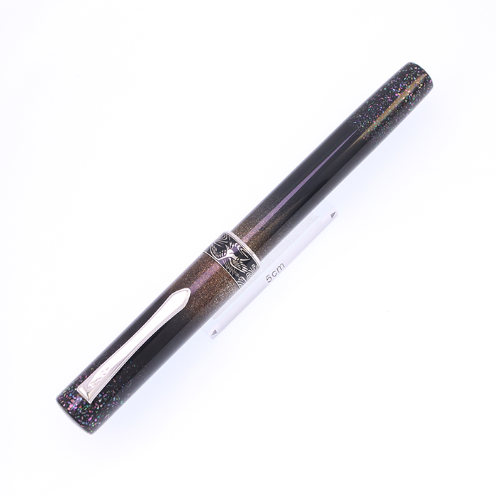 中古)PILOT パイロット 万年筆 創立90周年記念 螺鈿 朱鷺 太字（商品ID