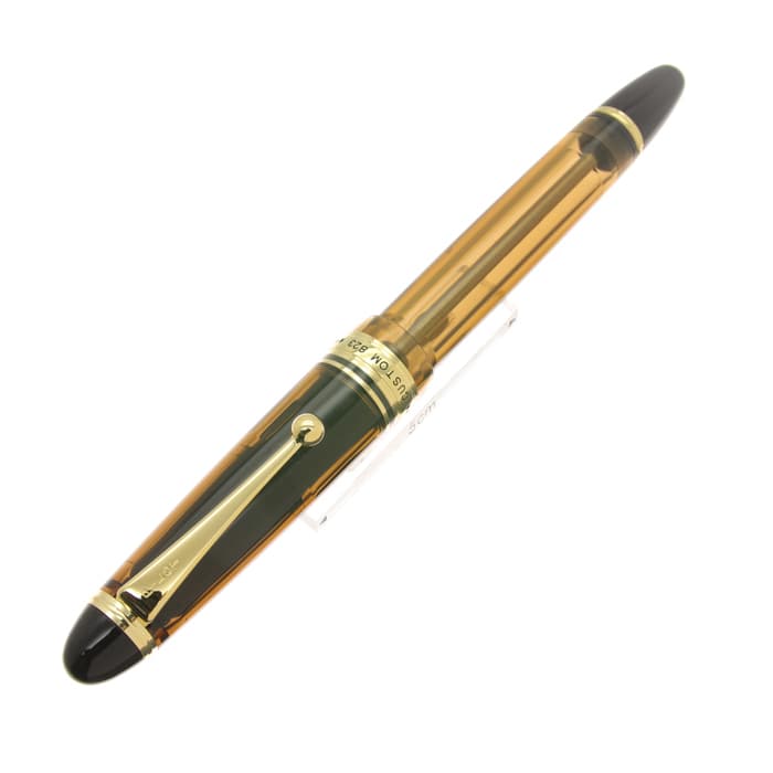 【未使用・買得】パイロット 万年筆 カスタム823 透明ブラウン 14K-S PILOT カスタム823 透明ブラウン シグネチャー S | Pen Boutique 書斎