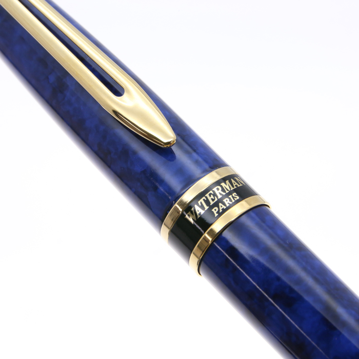 ウォーターマン 万年筆 ブルーマーブル WATERMAN 公式通販 IDEAL 18K