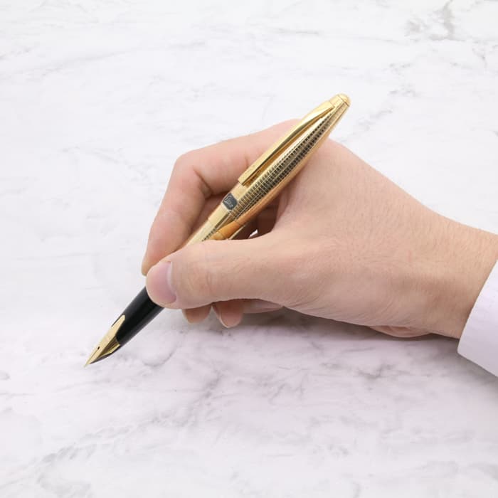 パイロット エリートカスタム 万年筆 18K-F デッドストック品 PILOT パイロット レディ 万年筆 18K F 細字 デッドストック