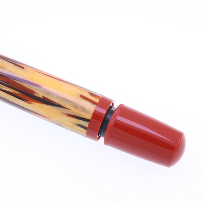 中古)Pelikan ペリカン 万年筆 M101N トータスシェル レッド M（商品ID