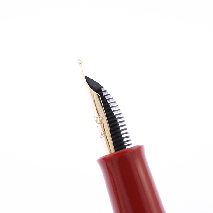 中古)Pelikan ペリカン 万年筆 M101N トータスシェル レッド M（商品ID