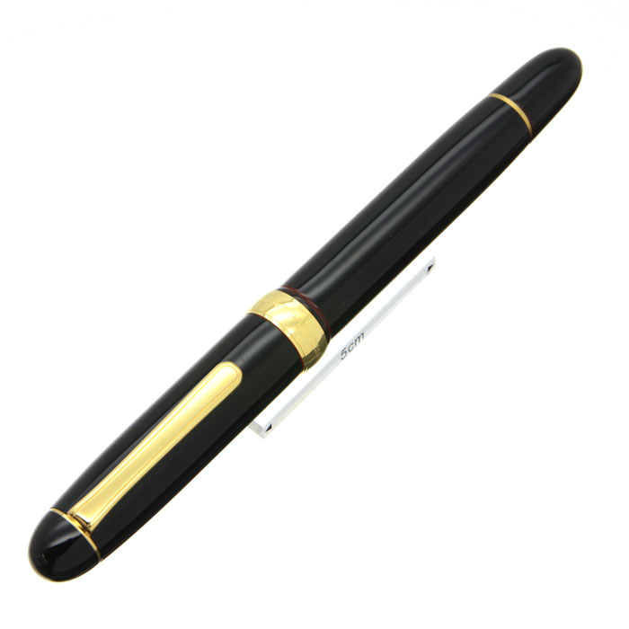中屋万年筆廃盤バランスコントロールクロロ中字、ノーマルタイプ漆クロロ万年筆細字 新品)NAKAYA 中屋万年筆 万年筆 シガー 十角ST 黒溜 中字（商品