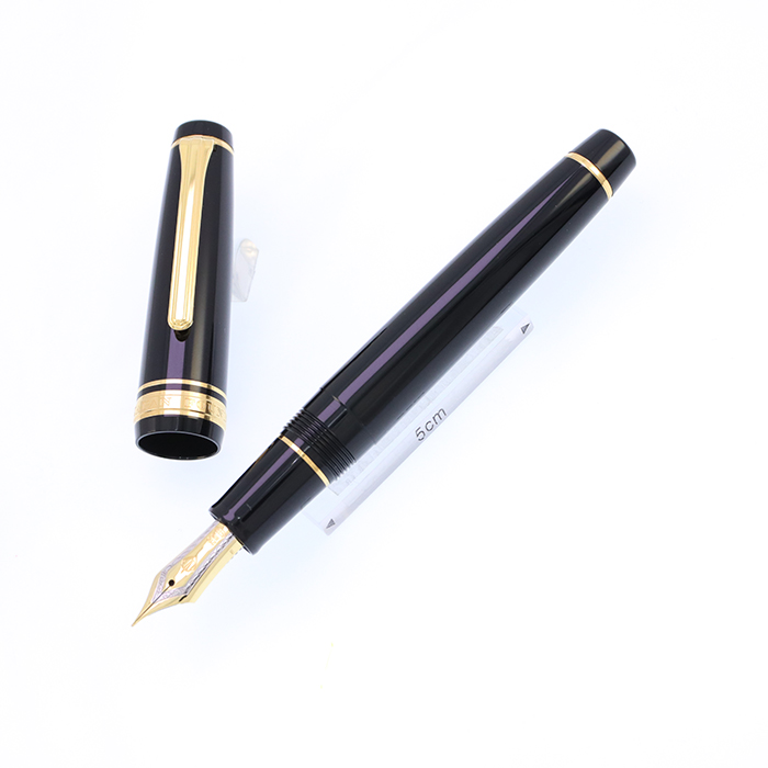 中古)SAILOR セーラー 万年筆 プロフェッショナルギア 金 ブラック 