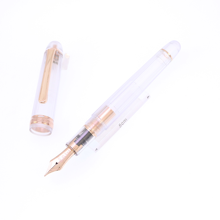 中古)PLATINUM プラチナ 万年筆 #3776 センチュリー NICE(ニース) ロゼ