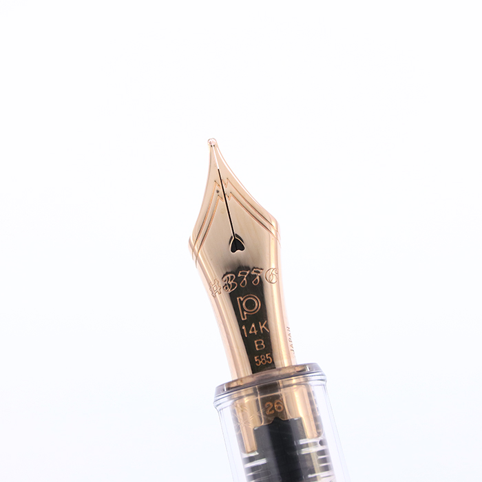 中古)PLATINUM プラチナ 万年筆 #3776 センチュリー NICE(ニース) ロゼ