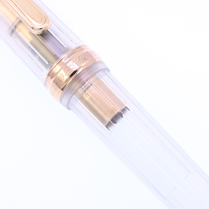 中古)PLATINUM プラチナ 万年筆 #3776 センチュリー NICE(ニース) ロゼ